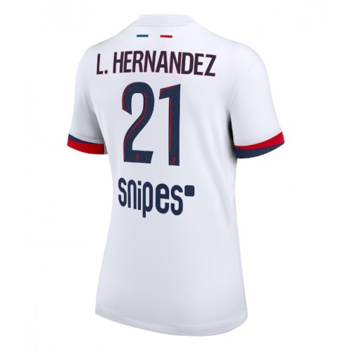 Paris Saint-Germain Lucas Hernandez #21 Gostujuci Dres za Ženska 2025-26 Kratak Rukavima